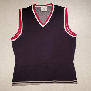 Brooks Brothers Black Fleece Thom Browne Navy Cotton Men's Sweater Vest …